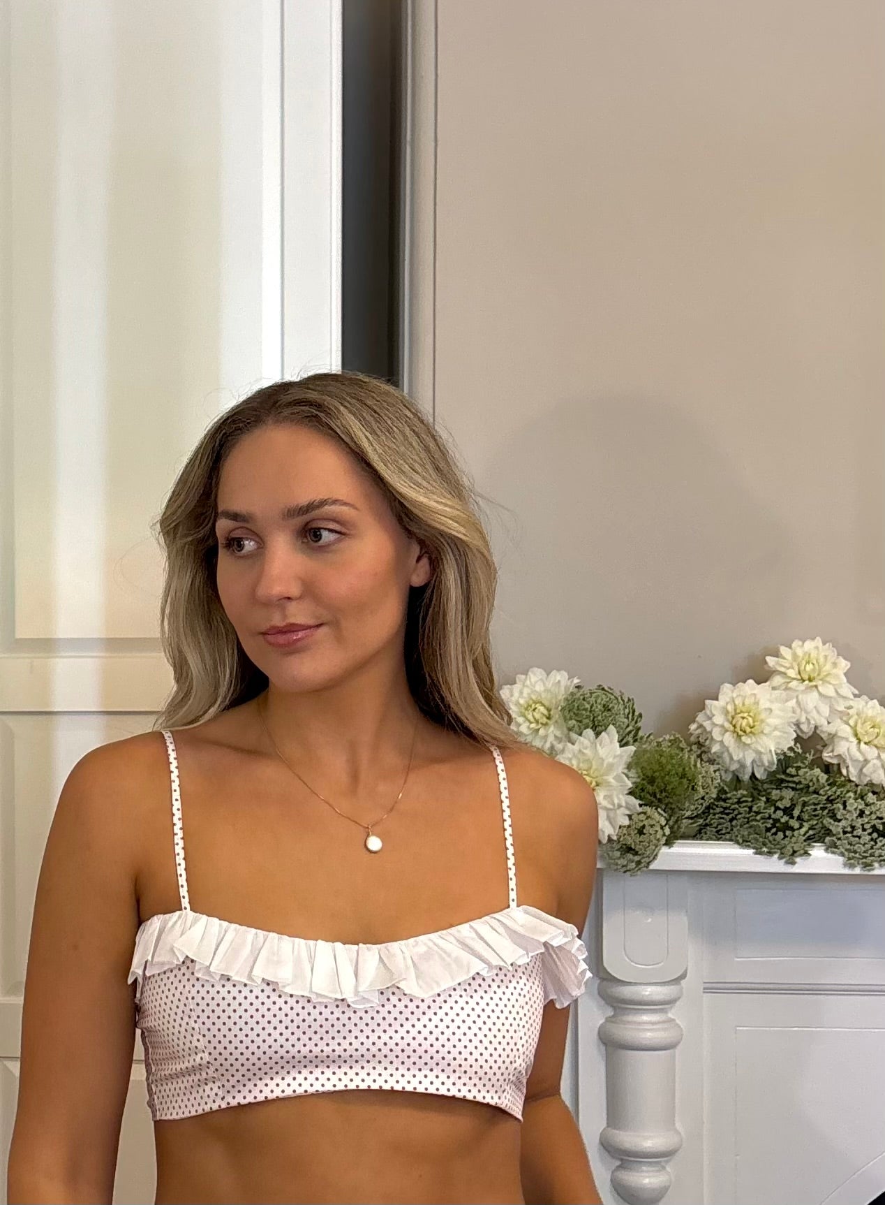 Frankie Bralette in Strawberries & Cream