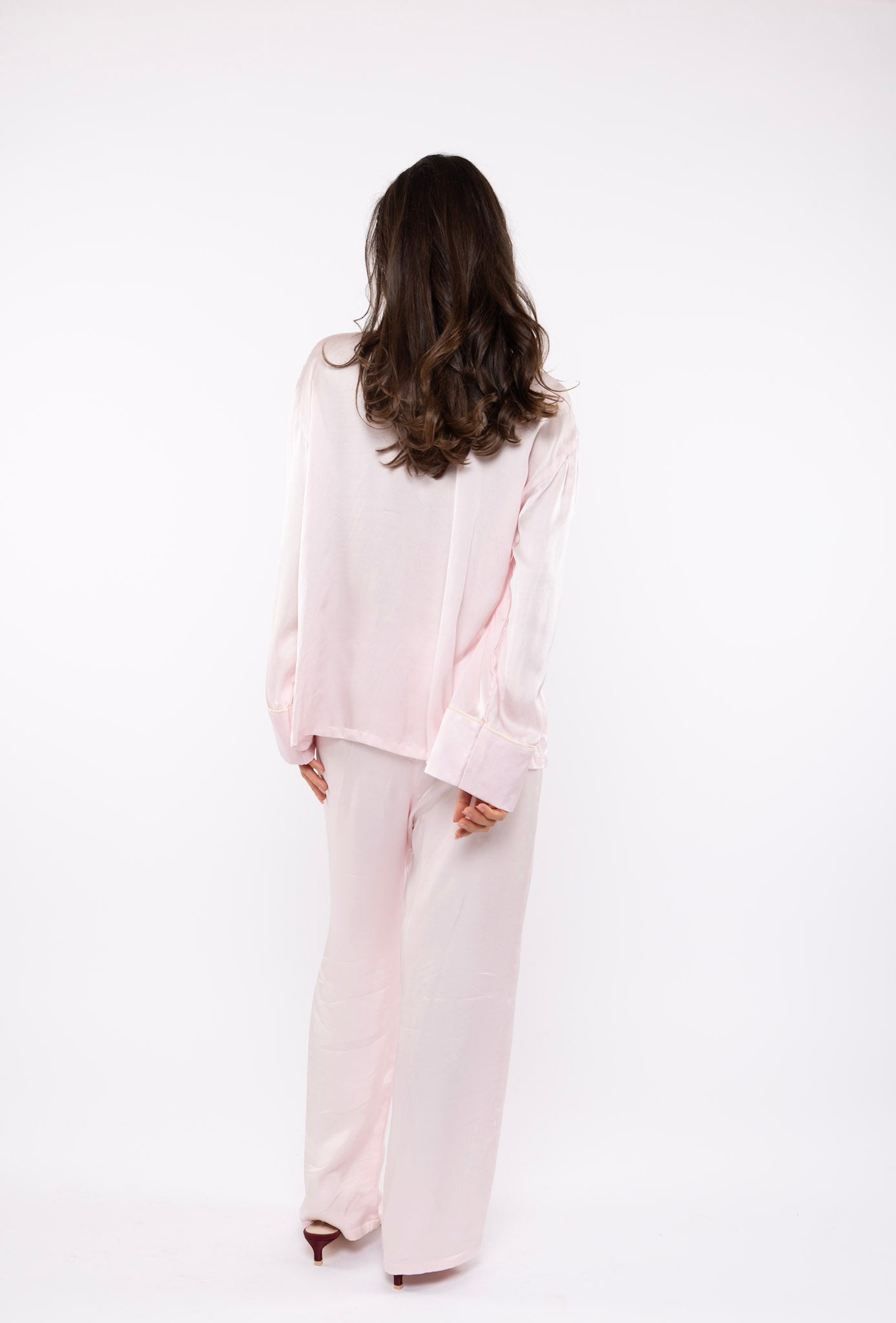 Sleeper Silk Pant in Strawberry Fields