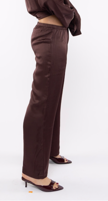 Sleeper Silk Pant in Hot Chocolate