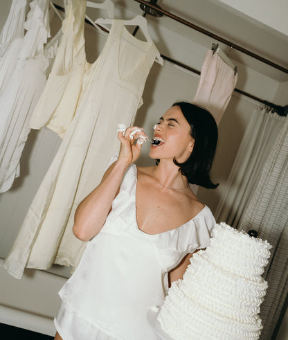 Frill Fatale Cami in Sugar