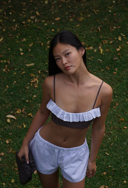 Frankie Bralette in Espresso