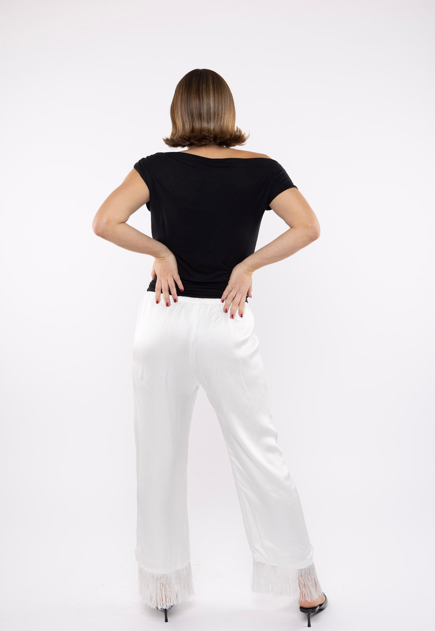Fringe Pant in Sugar