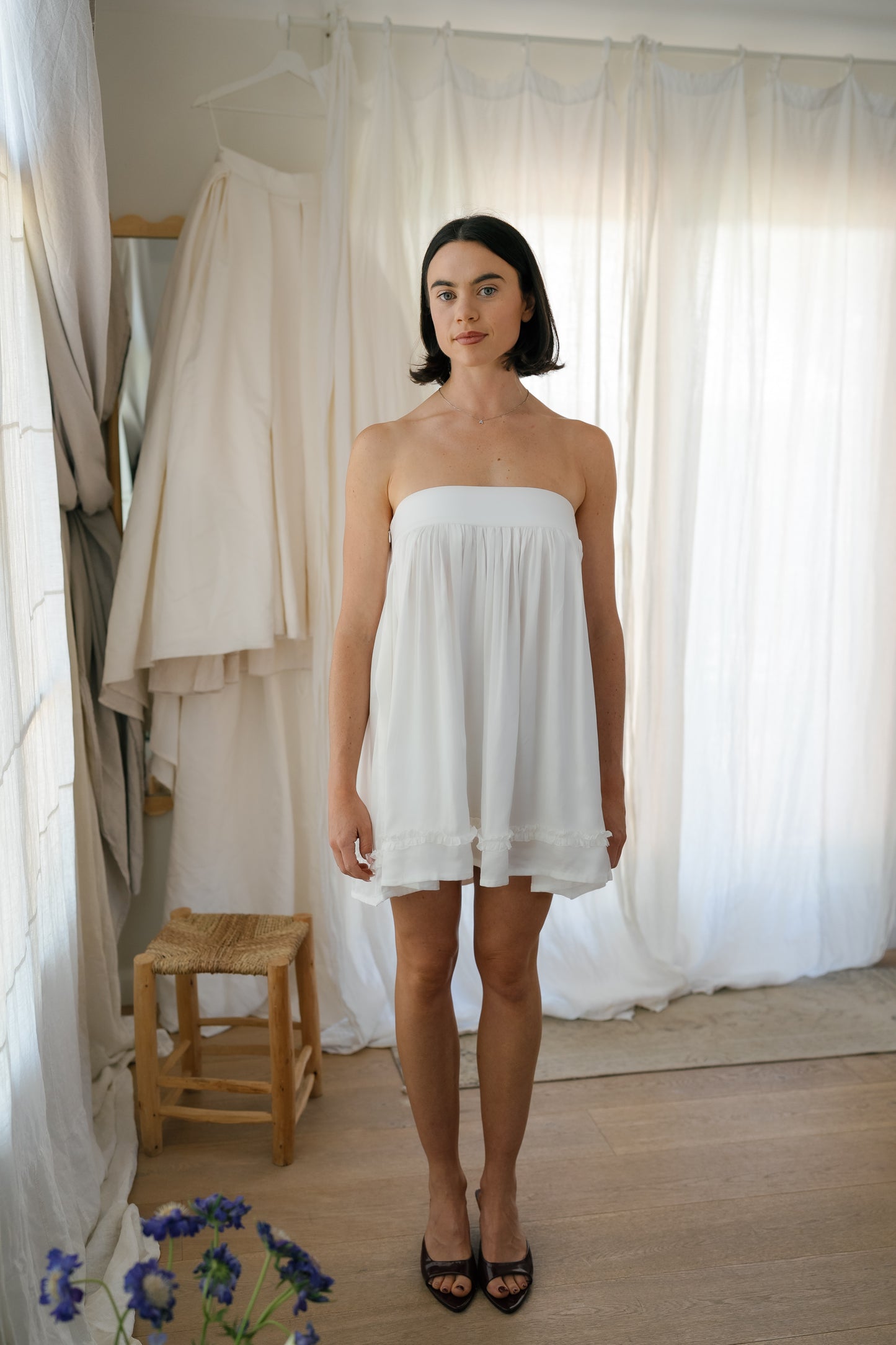 Heirloom Midi Skirt in Sugar